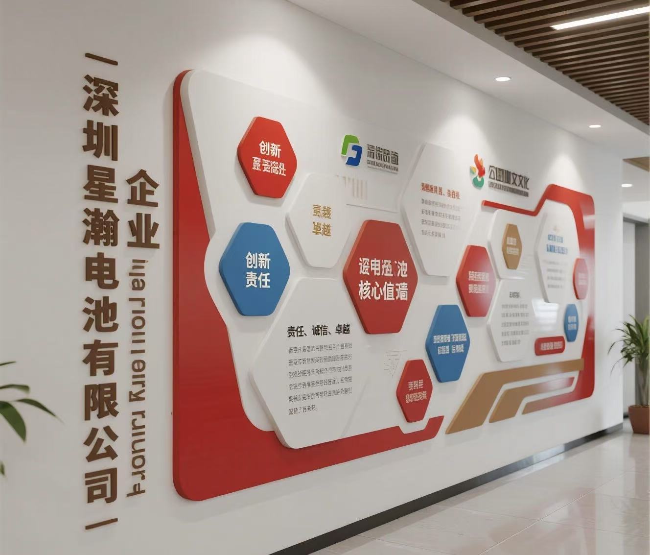 企业文化墙设计：打造社会责任的视觉宣言